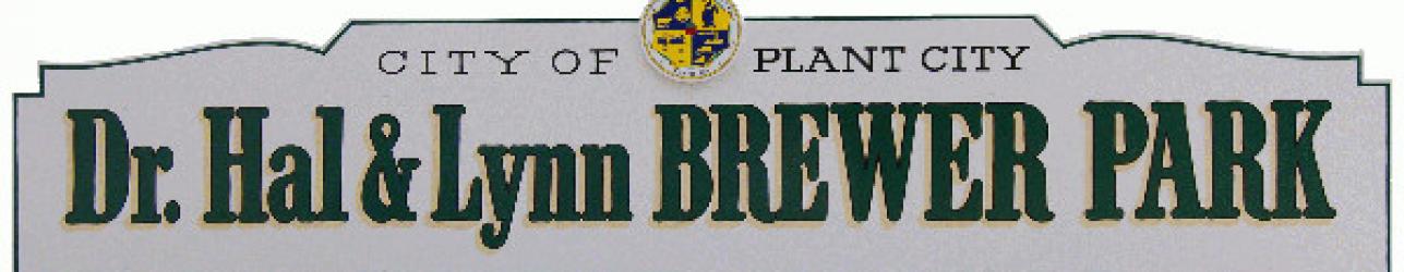 Brewer Park sign