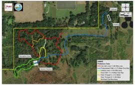 McIntosh Preserve - upland trail map graphic