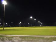 fields at night time