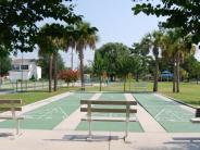 Marie B. Ellis Park shuffleboard courts