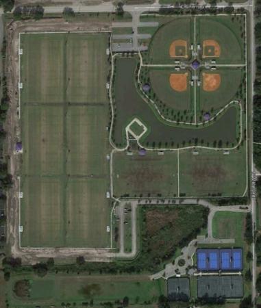 Aerial View of Ellis Methvin Park